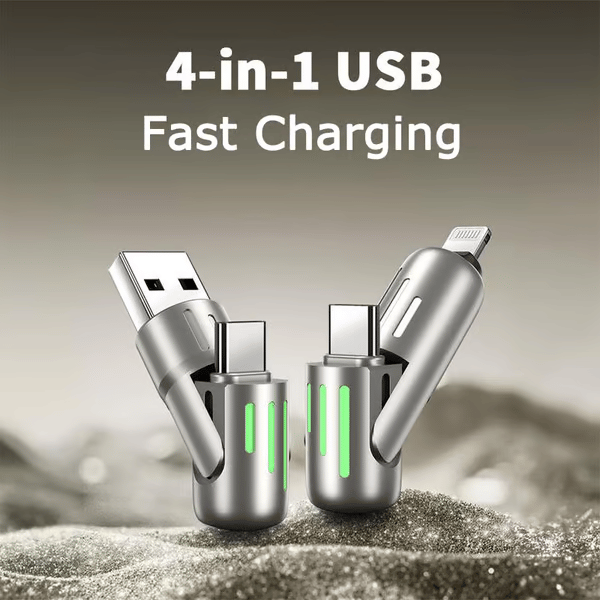 đ„4 az 1-ben USB töltĆkĂĄbel, gyors töltĂ©sâĄ