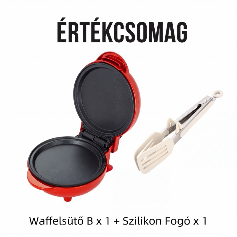 đ§ Mini elektromos gofrisĂŒtĆ â KönnyƱ reggeli kĂ©szĂtĂ©shez, kompakt â UtĂĄnvĂ©t âš