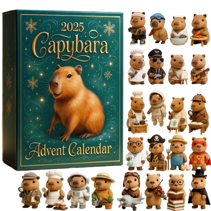 đCapybara adventi naptĂĄr 2025-re