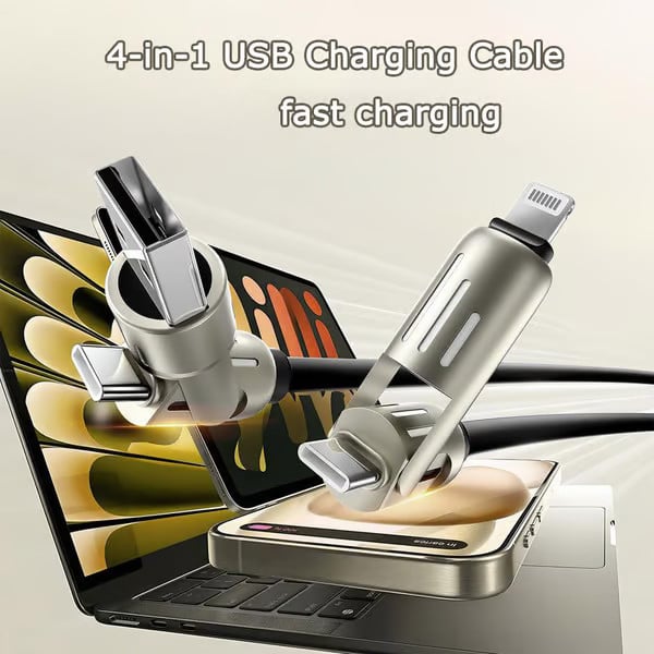 đ„4 az 1-ben USB töltĆkĂĄbel, gyors töltĂ©sâĄ