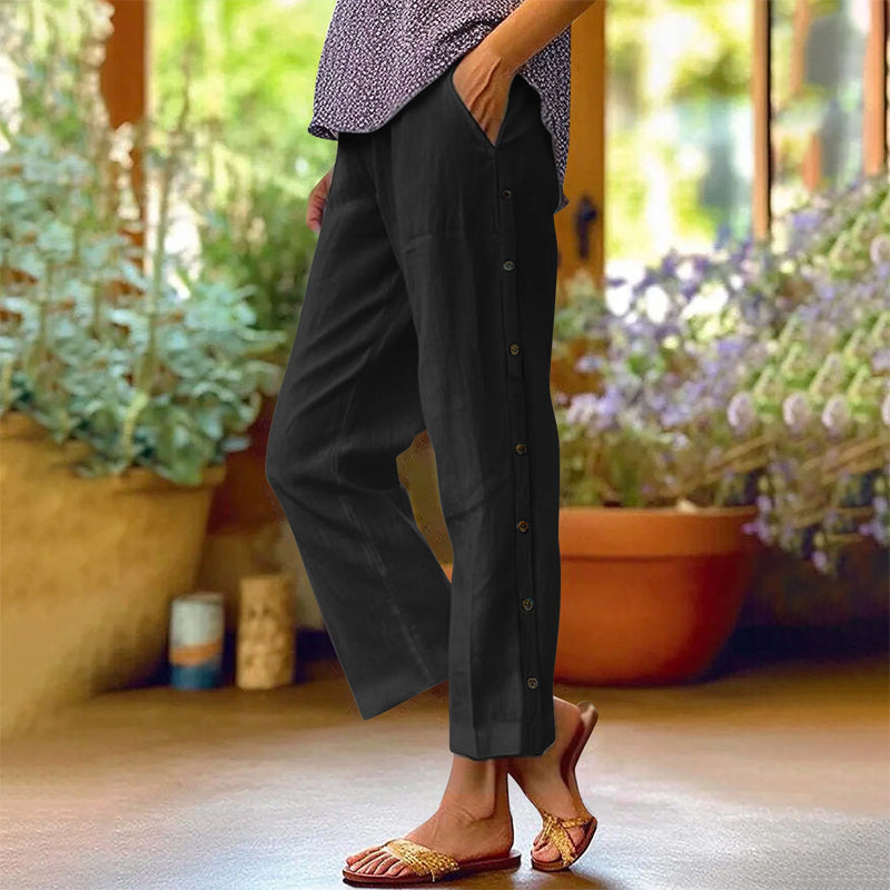 👖Egyszínű alkalmi nadrág
