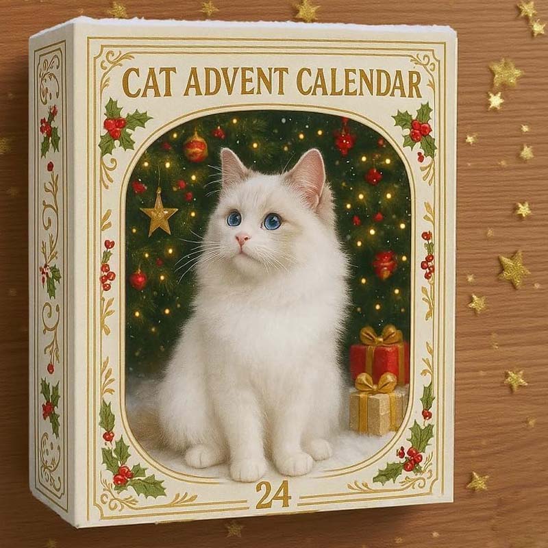 【🎁Karácsonyi ajánlat🎄】Adventi naptár macskabarátoknak 2025