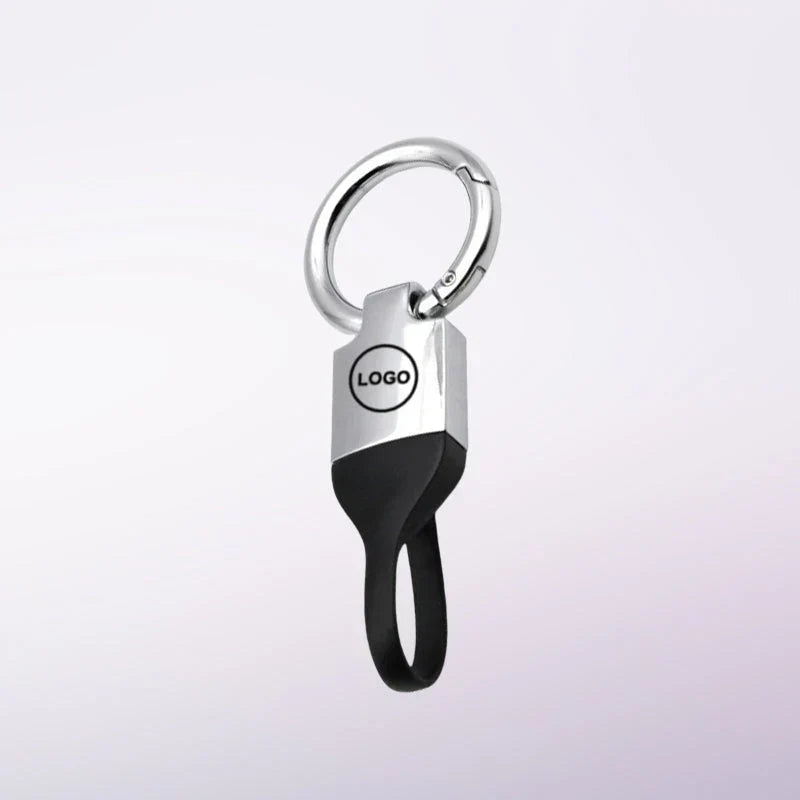 SnapLock™ Taktikai Gyorskioldós Kulcstartó — Csavarmentes Fém Kulcstartó Autóba Strapabíró TPU Szíjjal