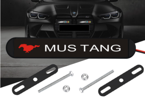 Forró akció ✨50% kedvezmény ✨Stílusos, hangulatos LED lámpa logóval az autó középső hűtőrácsára