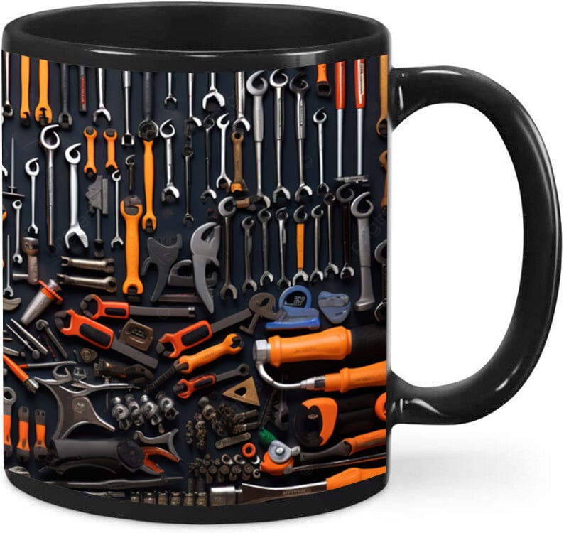 ⚡CYBER HÉTFŐI AKCIÓ🔧⚡Mechanikus Szerszámosláda Bögre🍵