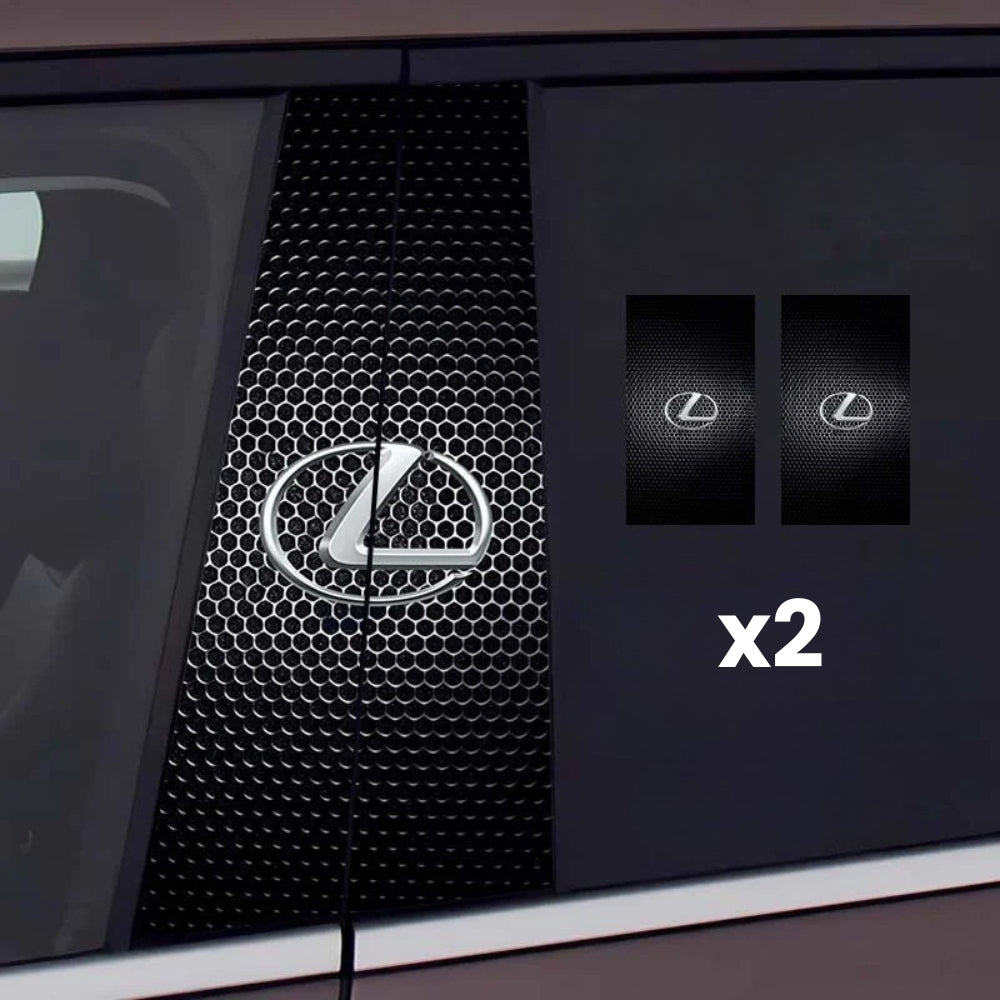 2x Autóablak matrica logóval