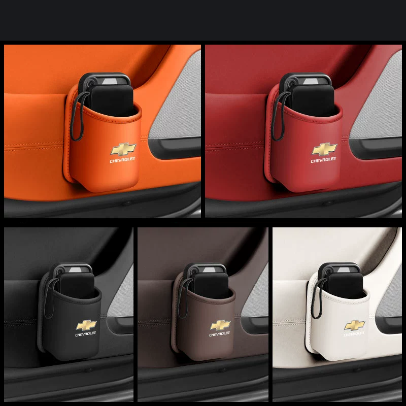 Bőr autós pohártartó szervező