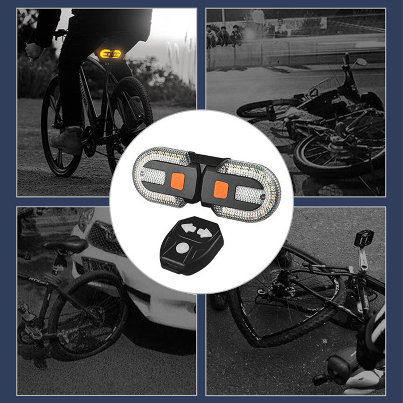 🔥 Kerékpár vezeték nélküli távirányítóval ellátott hátsó lámpa 🚴💡