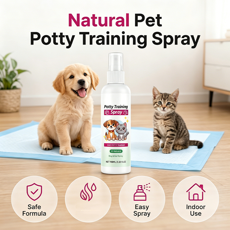🐶🐱 Tisztasági nevelő spray kutyáknak és macskáknak – elősegíti a tisztasági nevelést ✨