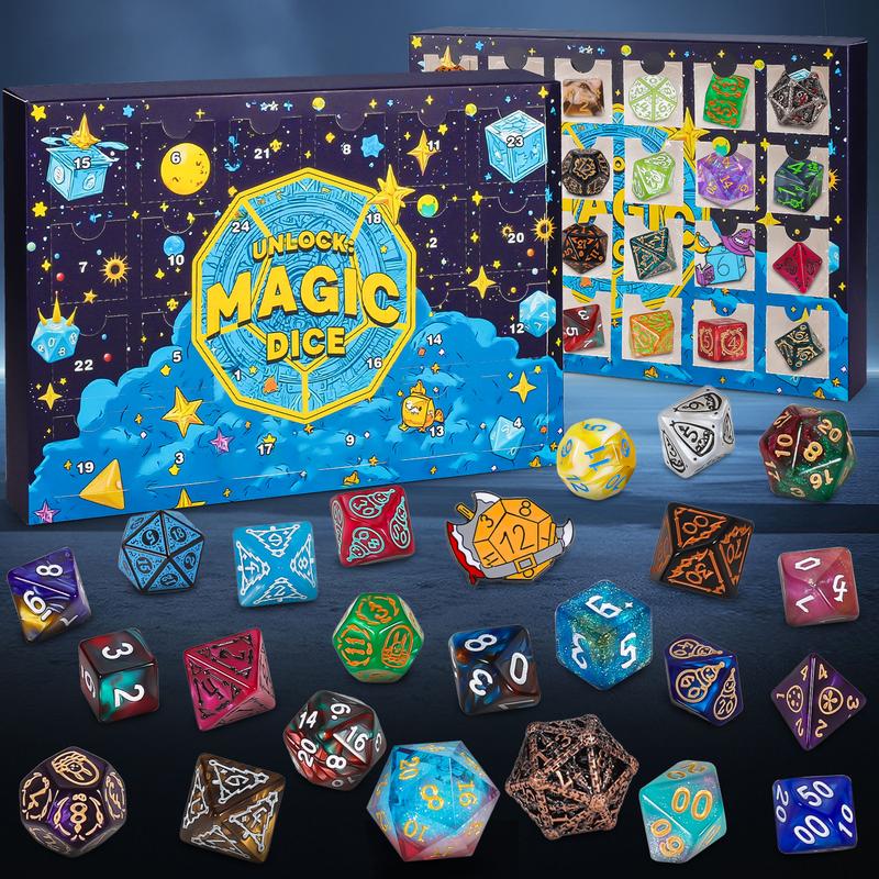 🔥UTÓS NAP 49% KEDVEZMÉNY - 🎄🎲Adventi naptár karácsonyi dobókockákkal 2025-re - 24 lyukkal, bélyegzővel