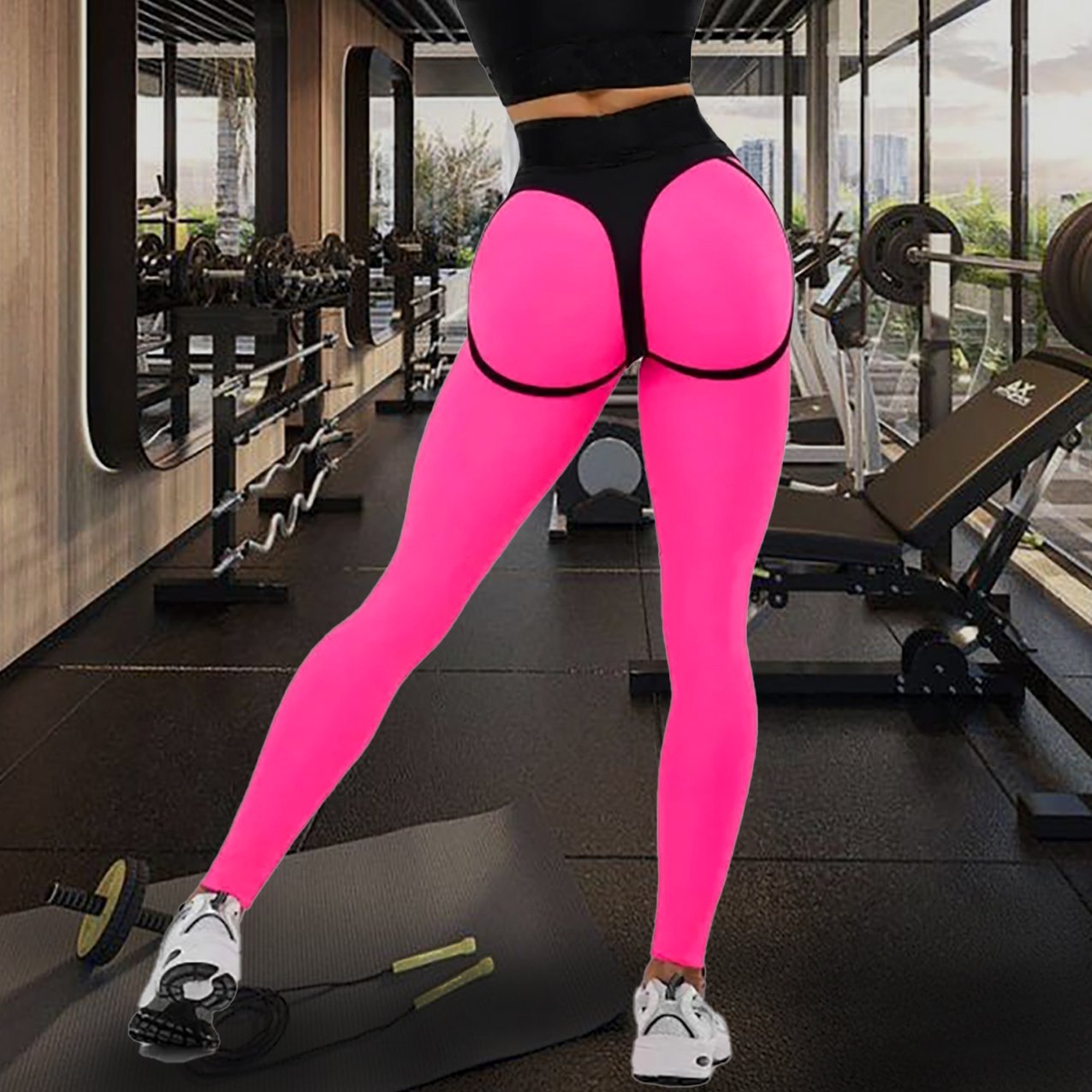 Majacy Patchwork Hip Gyorsan Száradó Leggings