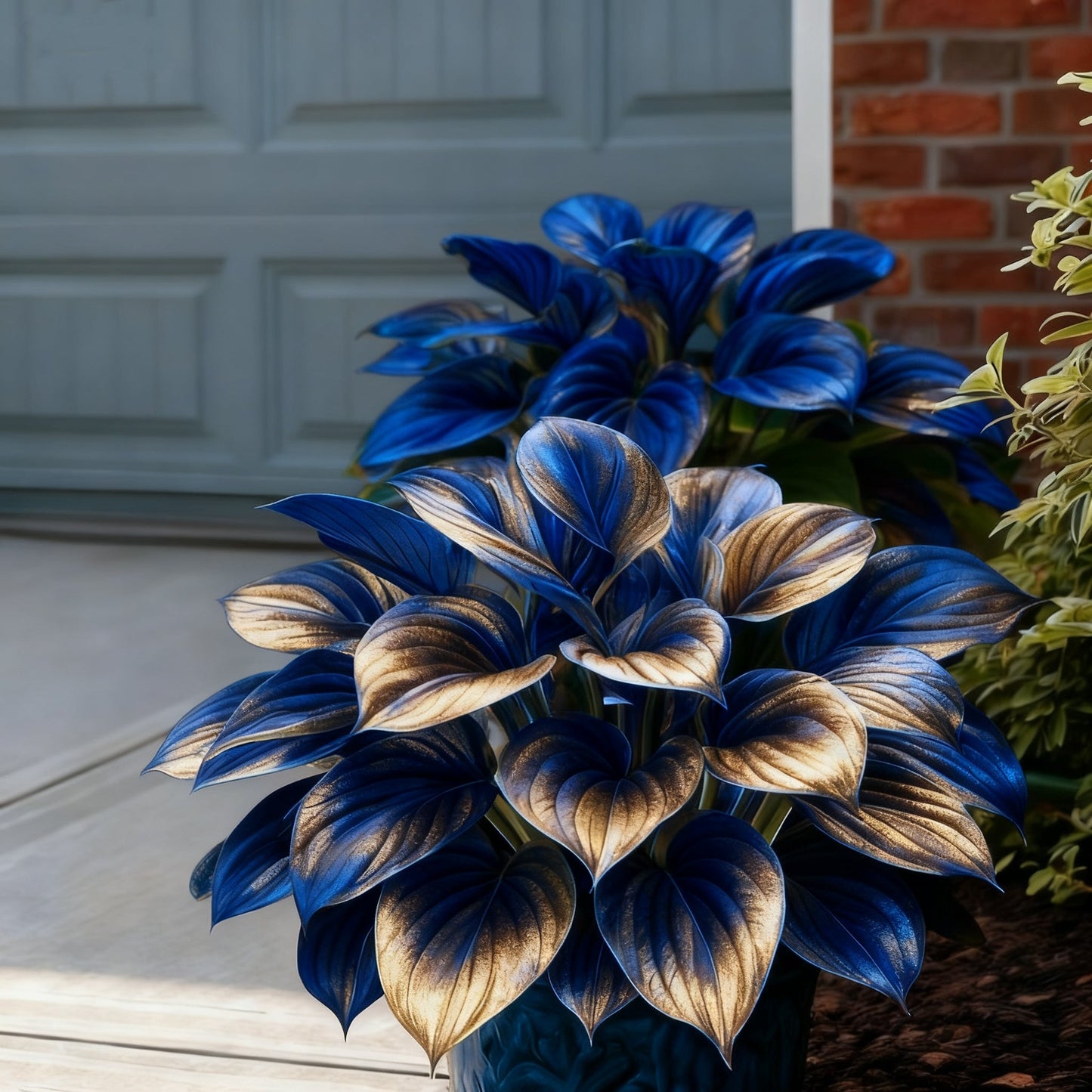 🌈🔥 Limitált kiadású Szivárványos Láng Hosták - Ritka Többszínű Lombozat, Kizárólag Üzletünkben 🌸