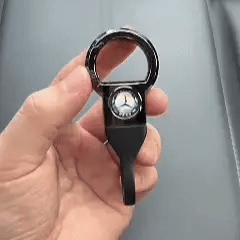 SnapLock™ Taktikai Gyorskioldós Kulcstartó — Csavarmentes Fém Kulcstartó Autóba Strapabíró TPU Szíjjal