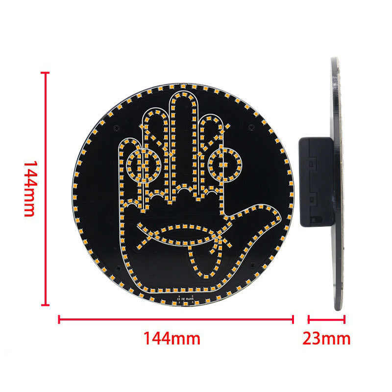 Expression and Gesture LED műszerfalvilágítás autó hátsó ablakához