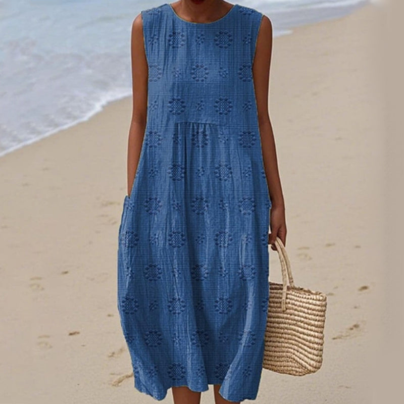 Női lezser ujjatlan ruha