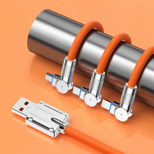 3 az 1-ben forgatható töltőkábel