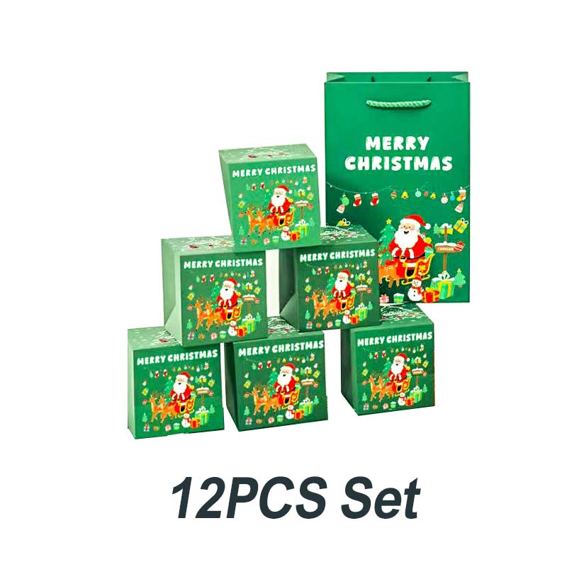 🎅 Egyedi összecsukható karácsonyi ajándékdoboz🎄✨