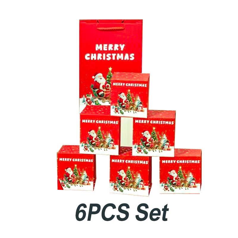 🎅 Egyedi összecsukható karácsonyi ajándékdoboz🎄✨