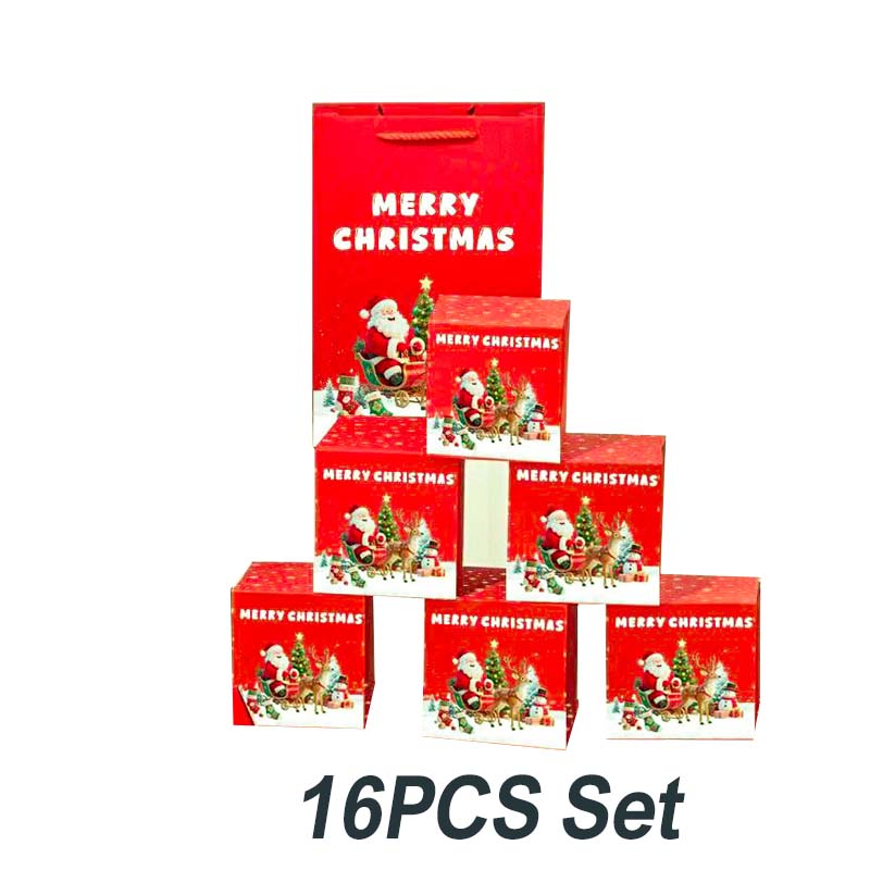 🎅 Egyedi összecsukható karácsonyi ajándékdoboz🎄✨