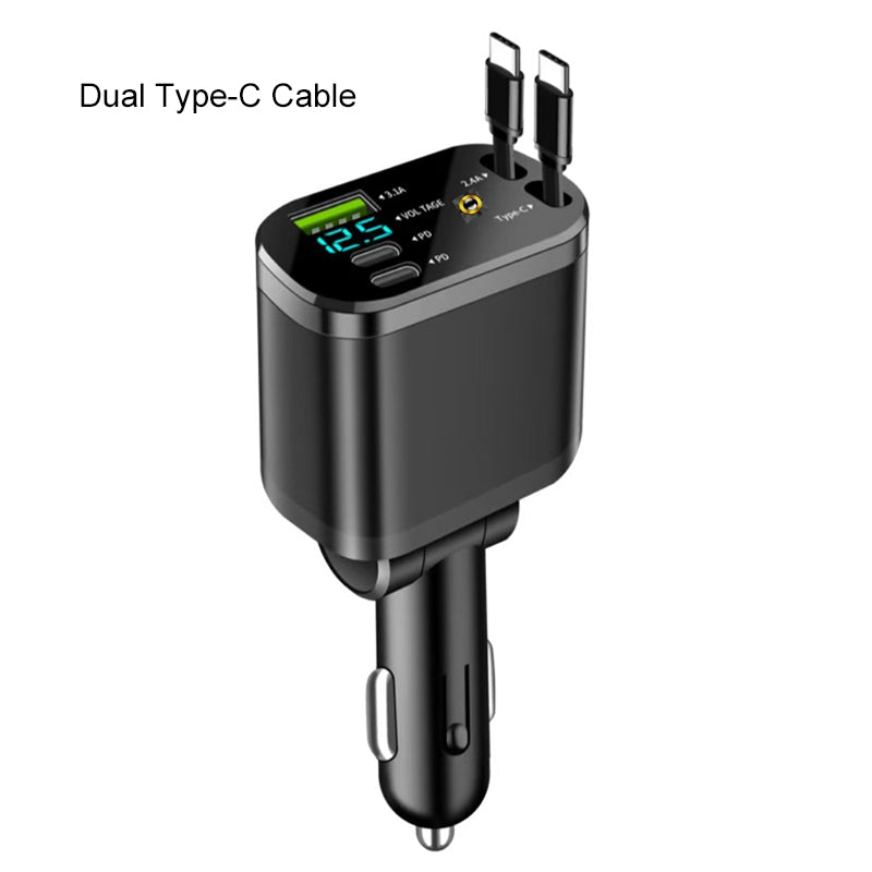 🚗Gyors autós töltő Starry Sky hangulatvilágítással✨