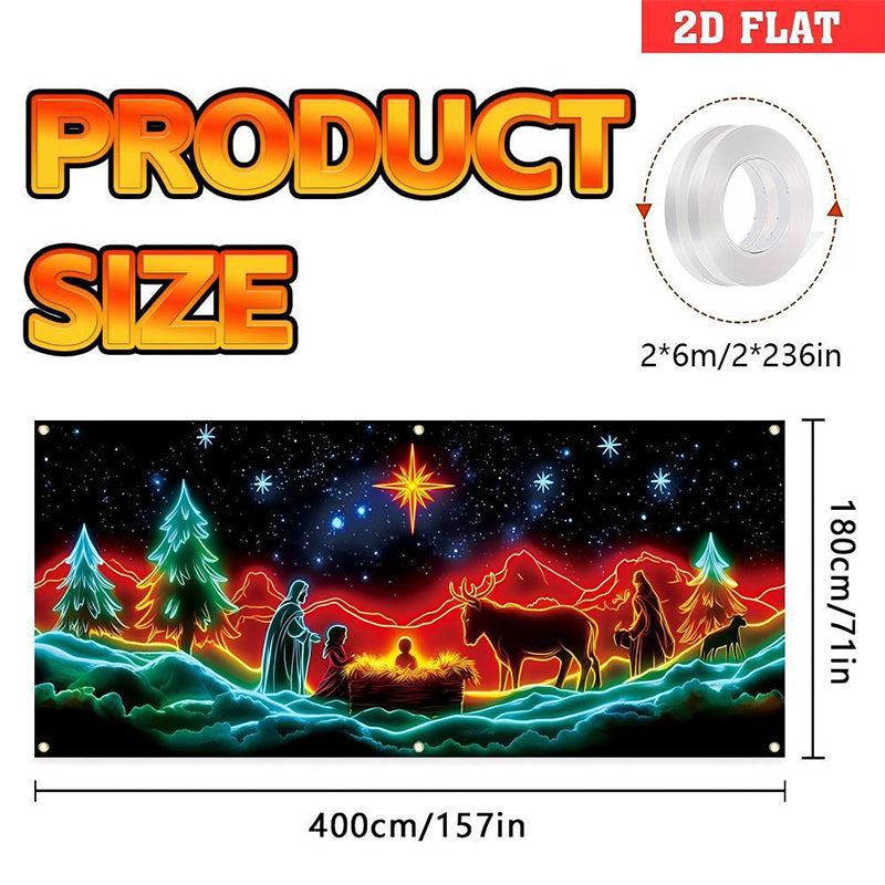 🎄Ünnepi akció - 40% kedvezmény! Ünnepi garázskapu banner